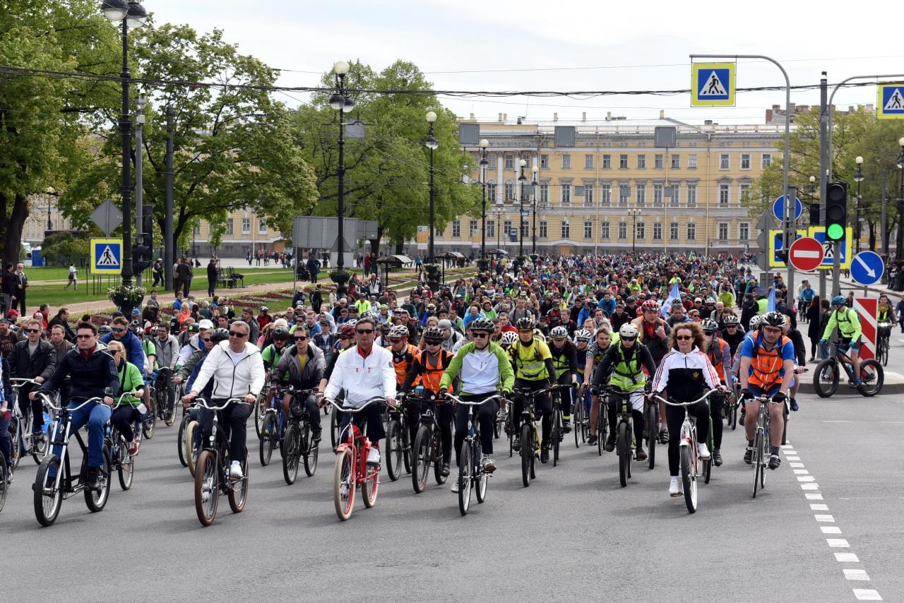 В День города в Петербурге пройдет Большой велопарад