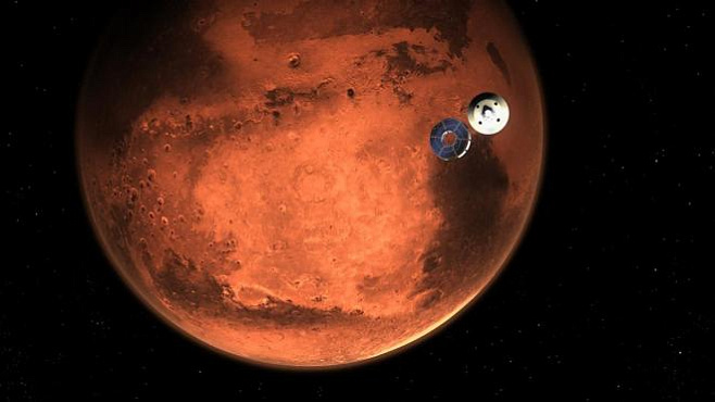 Следите за посадкой марсохода NASA на Марс в прямом эфире