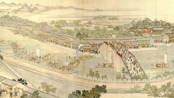 Гранд-канал, Китай. Иллюстрация: Xu Yang, metmuseum.org
