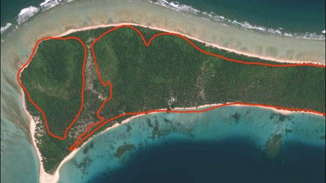 Несмотря на растущий уровень моря, некоторые маленькие острова увеличивают свою площадь