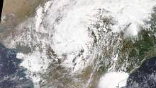 NASA представила спутниковые изображения остатков циклона Нисарга