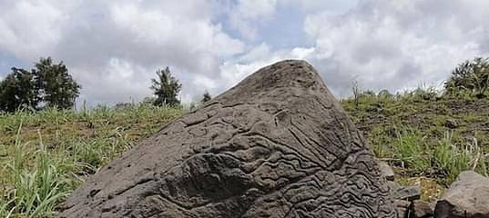 Археологи обнаружили древнюю карту на вулканической скале