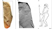 В Шотландии нашла камень с изображением воина