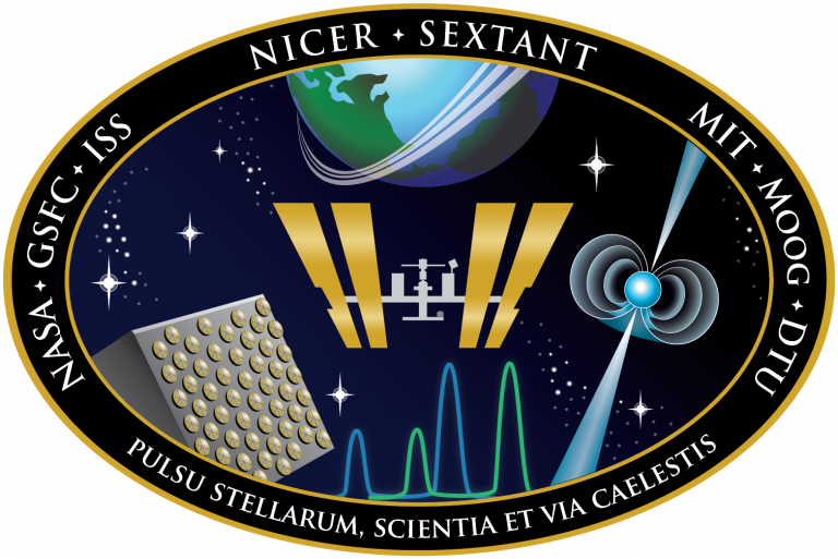 Эмблема программы NICER — SEXTANT.Иллюстрация: NASA, nasa.gov