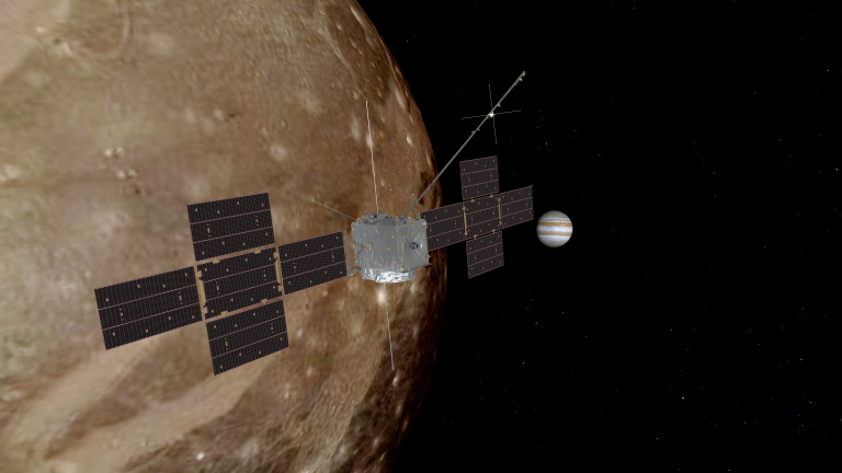 ESA JUICE в представлении художника.Фото: ESA, esa.int