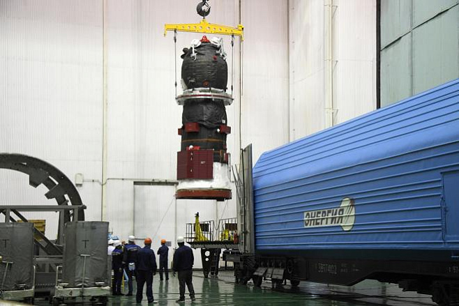 Российские специалисты завершили заправку и загрузку транспортного корабля «Прогресс МС-16»