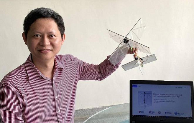 Учёные разработали уникального робота: он летает как птица