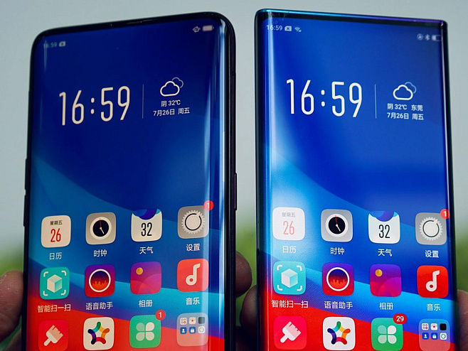 Oppo продемонстрировала телефон c «экраном-водопадом»