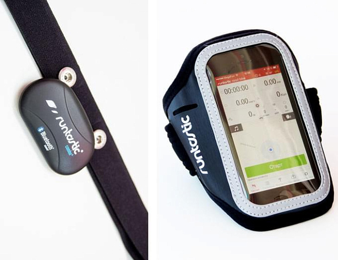 Кардиомонитор в чехле от смартфона 