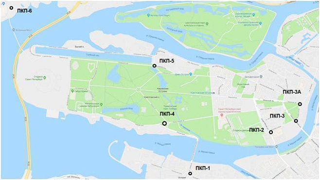 Крестовский остров закроют для въезда на время ЧМ