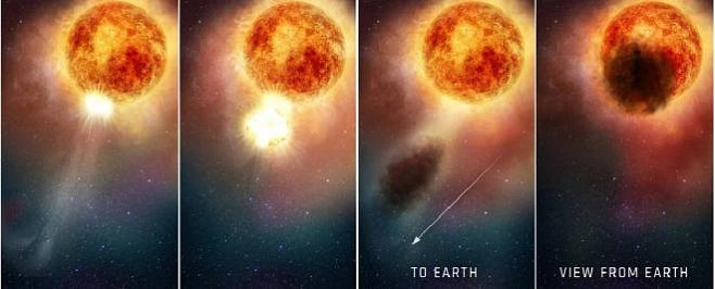 Астрономы определили причину загадочного потускнения Бетельгейзе 